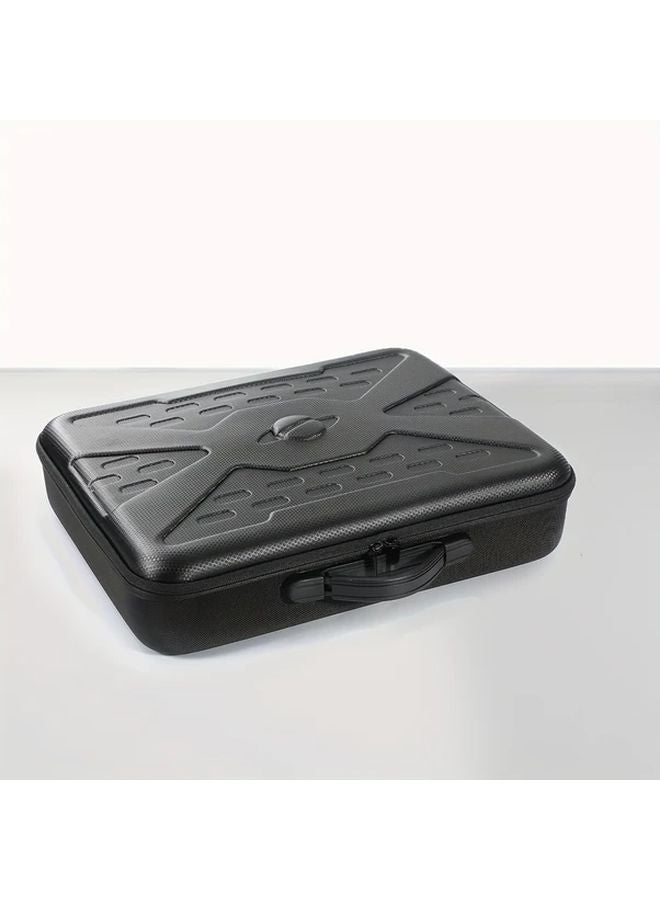 حقيبة سفر Starlink Mini الصلبة ذات الغلاف الخارجي الأسود المحمولة مع حامل إكسسوارات للحماية - Image 2